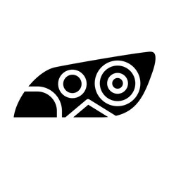 Car Lights Vector Design Icon Style