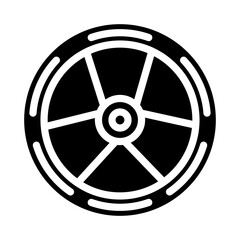 Obraz premium Nuclear Vector Design Icon Style
