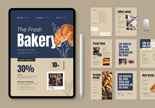 Digital Bakery Ebook Template