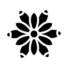Flower Vector Design Icon Style