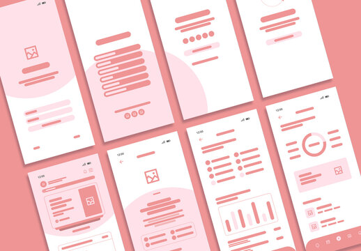 UX Wireframe For Finanace Management App