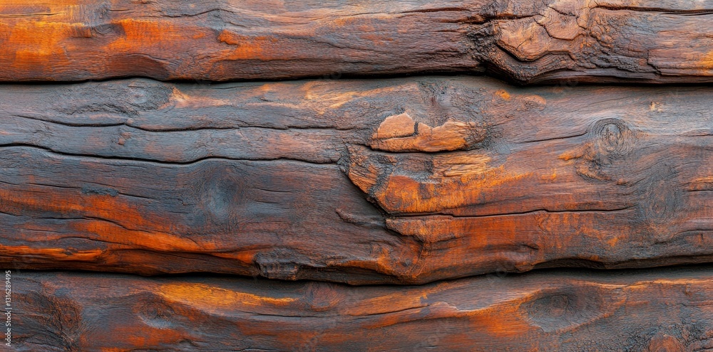 Poster the image features a detailed shot of distressed wooden planks with flaking paint, resulting in a ru