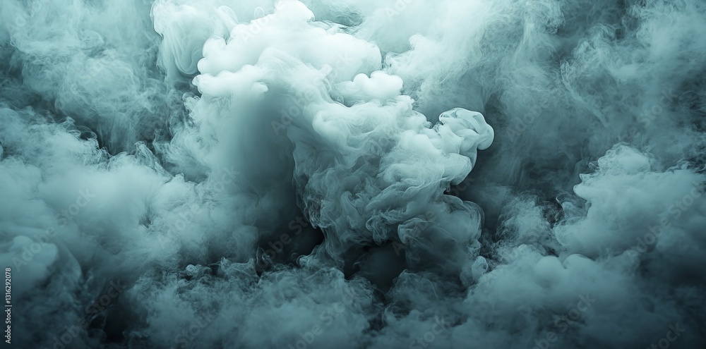 Poster abstract shapes with a watercolor effect are formed when dark ink dissolves in water, making them id