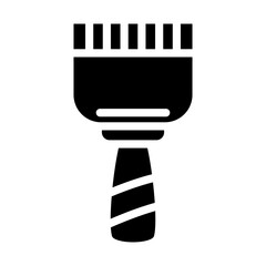 Basting Brush Vector Design Icon Style