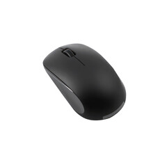 black computer mouse  with transparent background PNG and JPEG image