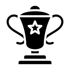 Trophy Cup Vector Design Icon Style