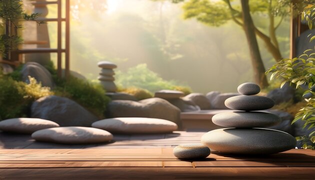 "Serene and Peaceful Zen Space for Tranquility and Balance"