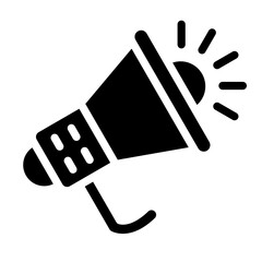 Announcement Vector Design Icon Style