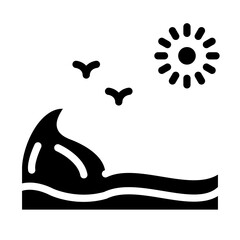 Waves Vector Design Icon Style