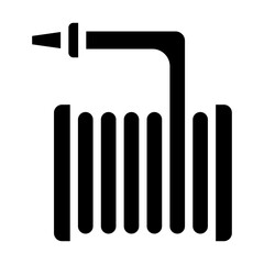 Water Hose Vector Design Icon Style