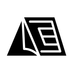 Tent Vector Design Icon Style