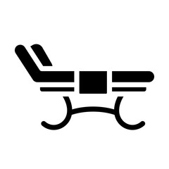 Sunbed Vector Design Icon Style