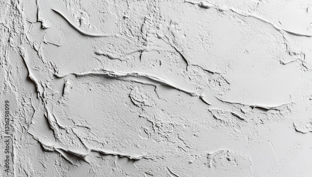 Poster the interesting texture of white decorative plaster is used to create a unique background