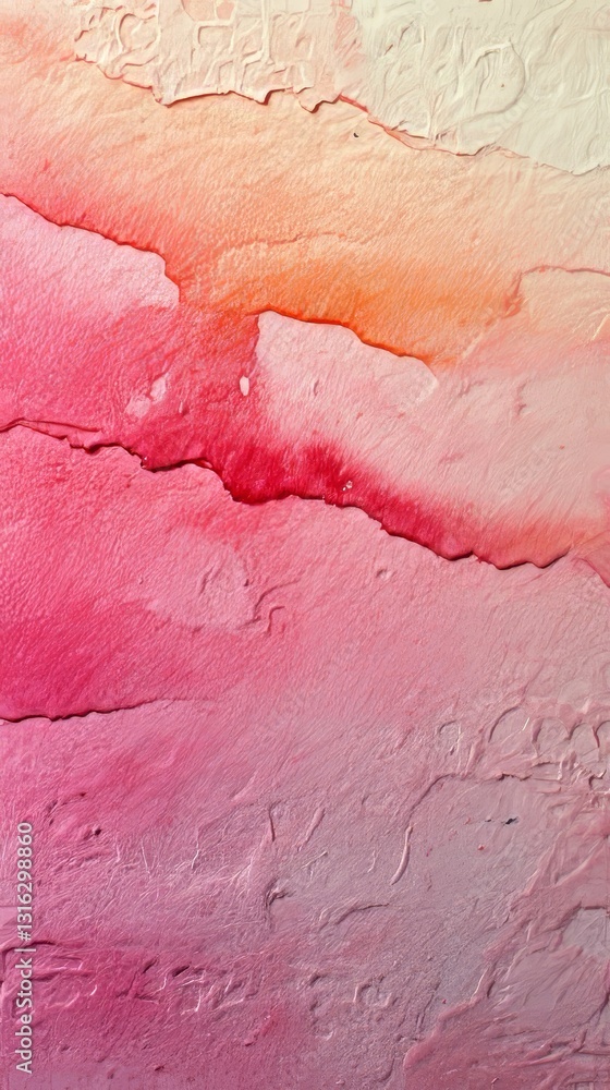 Poster white veins set against a pink and gray background create a unique abstract pattern