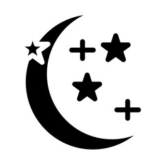 Moon Vector Design Icon Style