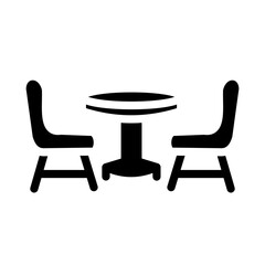 Dining table Vector Design Icon Style