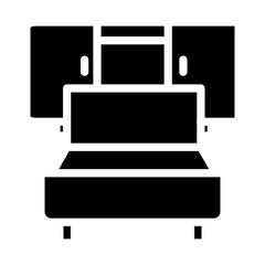 Murphy bed Vector Design Icon Style