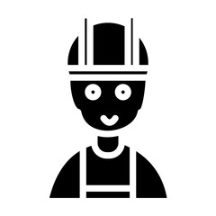 Laborer Vector Design Icon Style
