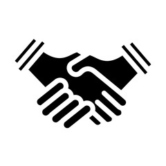 Obraz premium Handshake Vector Design Icon Style