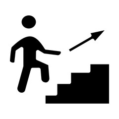 Career ladder Vector Design Icon Style