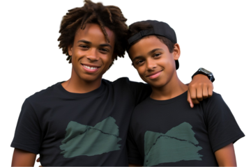 Teen Holding a "Yes You Can" Sign Isolated on Transparent Background