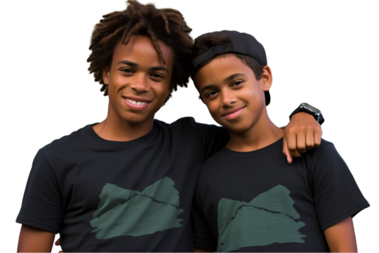 Teen Holding a "Yes You Can" Sign Isolated on Transparent Background