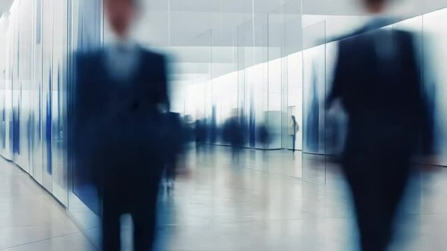 Professioneller Gesch&auml;ftsmann betritt modernes B&uuml;ro