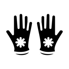 Gloves Vector Design Icon Style