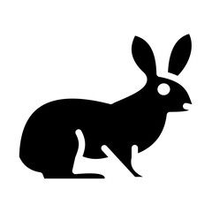 Rabbit Vector Design Icon Style
