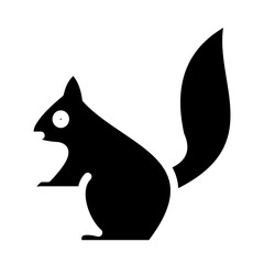Squirrel Vector Design Icon Style