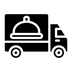Food Truck Vector Design Icon Style