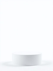 Image Of Isolated Display Podium Against A Clean White Background In Png Format, Ideal For Use As A Customizable Template.