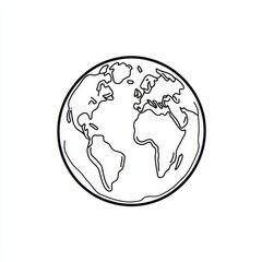 A globe illustration displays the geographical lines of latitude and longitude
