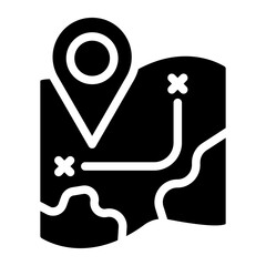 Map Vector Design Icon Style