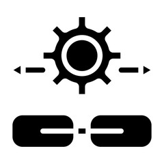 Link Building Vector Design Icon Style