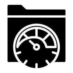 Site Speed Vector Design Icon Style