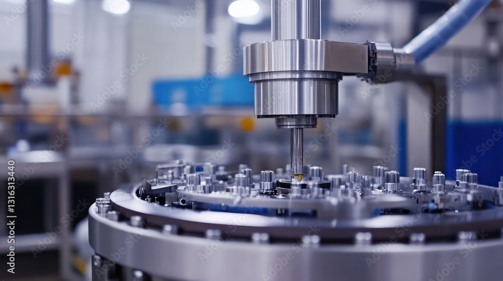 Poster automated manufacturing process in a factory