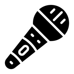 Microphone Vector Design Icon Style