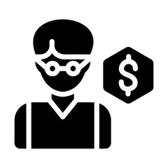 Pension Vector Design Icon Style