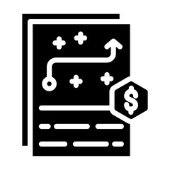 Finance Strategy Vector Design Icon Style