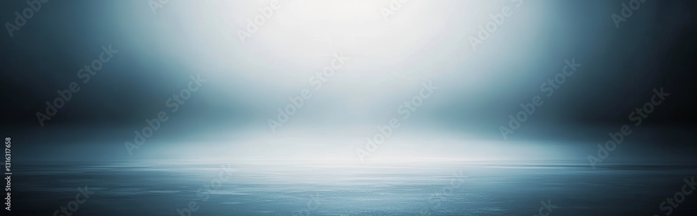 Poster the background is characterized by a silver gradient, light emanating from above, and a texture that
