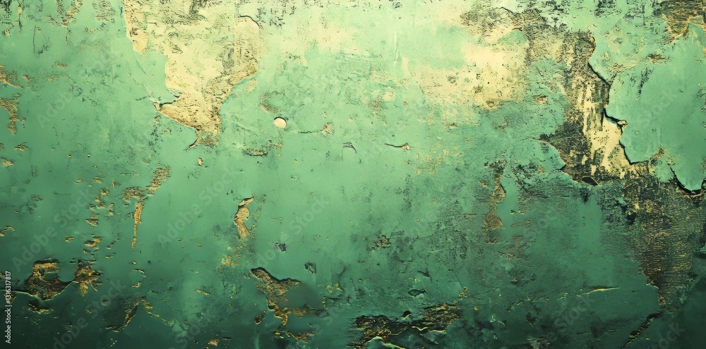 Aufkleber green gradient serves as the base for this abstract background with a grainy textured effect