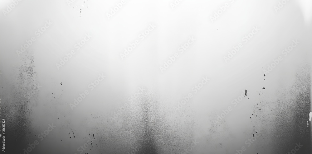 Poster a grainy textured background that is light gray in hue and features an abstract blend of light and s