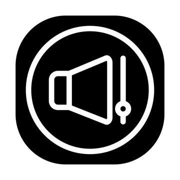 Volume Control Vector Design Icon Style