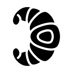 Croissant Vector Design Icon Style