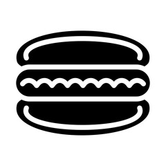 Hot Dog Vector Design Icon Style