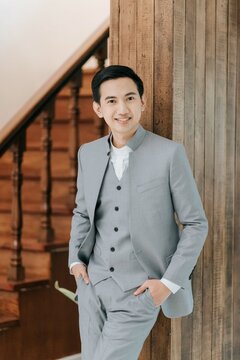 portrait of a young man in a suit