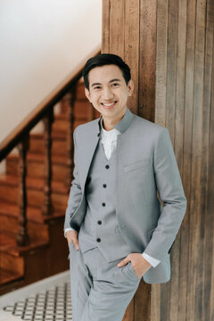 portrait of a young man in a suit