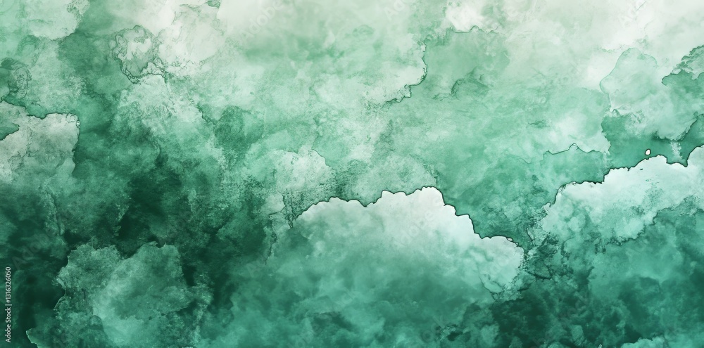 Poster an artistic design can be perfectly complemented by a soft green and yellow watercolor painting that