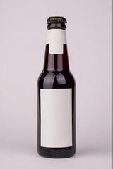 Coffee bottle with white background